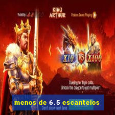 menos de 6.5 escanteios