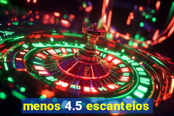 menos 4.5 escanteios