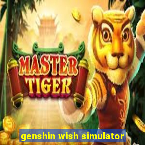 genshin wish simulator