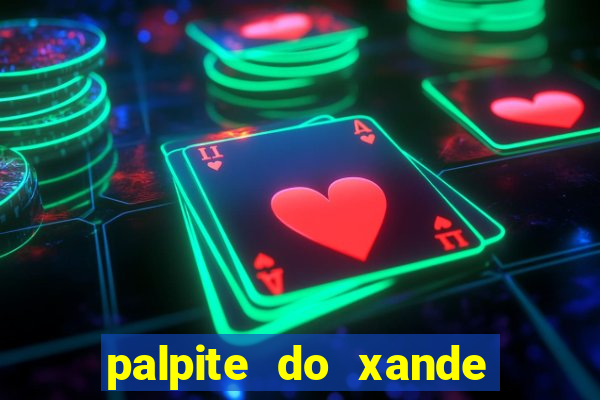 palpite do xande de hoje