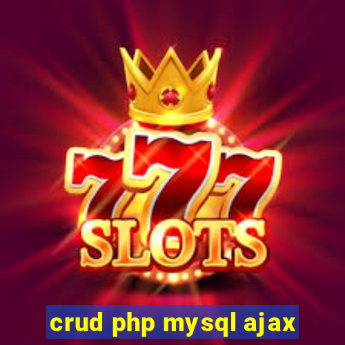 crud php mysql ajax