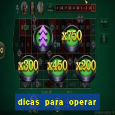 dicas para operar na iq option