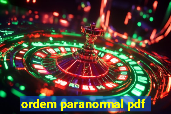 ordem paranormal pdf