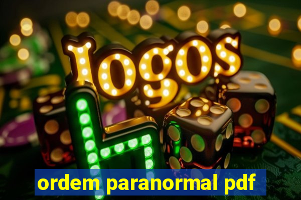 ordem paranormal pdf