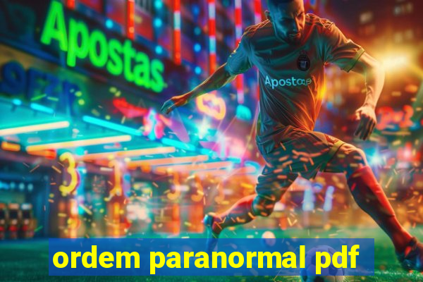 ordem paranormal pdf