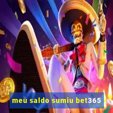 meu saldo sumiu bet365