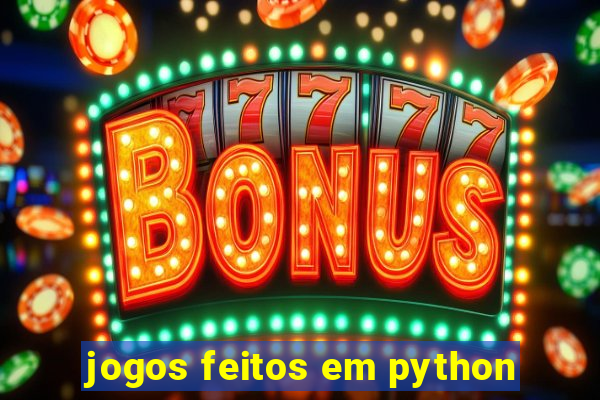 jogos feitos em python