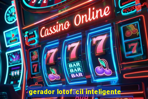 gerador lotof谩cil inteligente