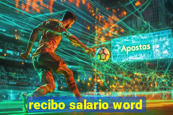 recibo salario word