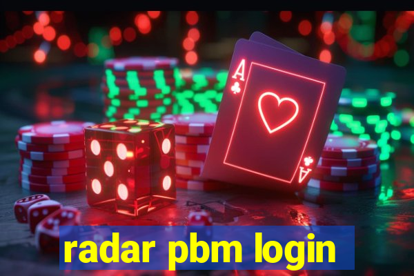 radar pbm login