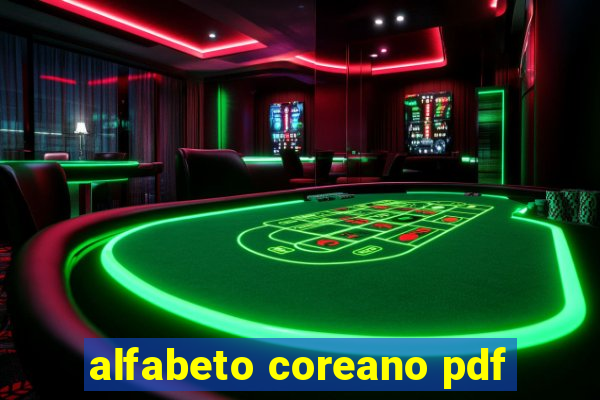 alfabeto coreano pdf