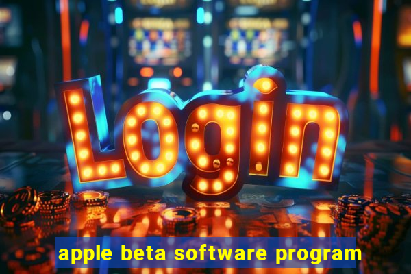 apple beta software program