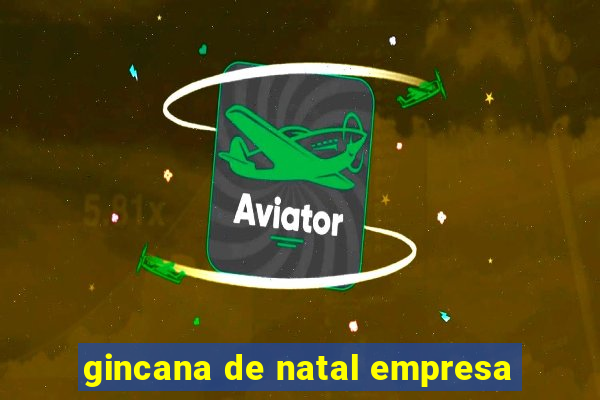 gincana de natal empresa