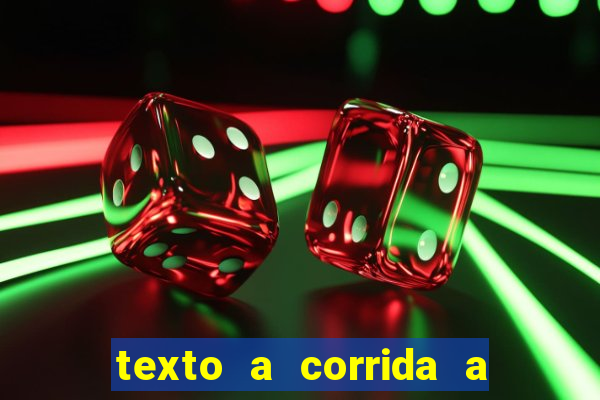 texto a corrida a lagarta lili