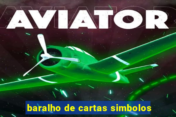 baralho de cartas simbolos