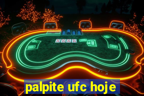 palpite ufc hoje