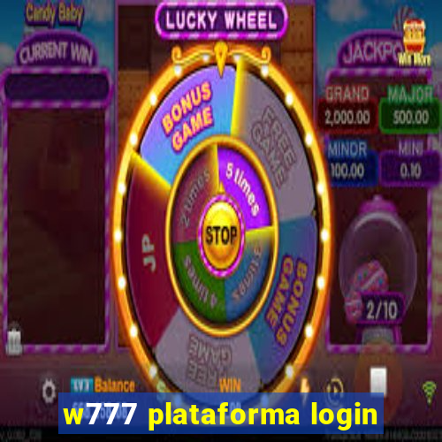 w777 plataforma login