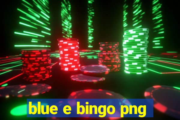 blue e bingo png