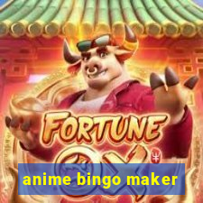 anime bingo maker