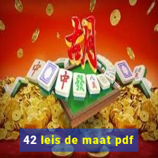 42 leis de maat pdf