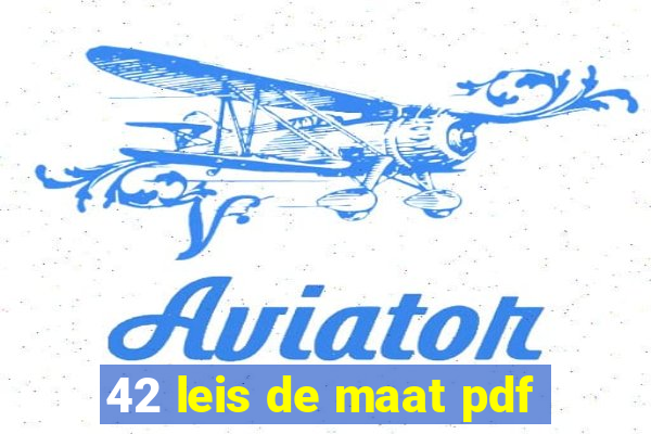 42 leis de maat pdf