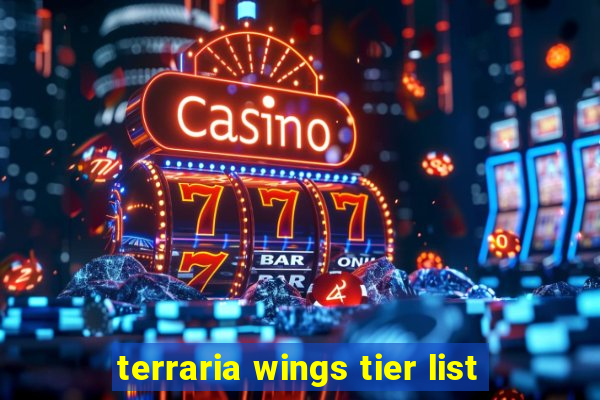 terraria wings tier list