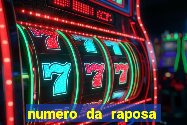 numero da raposa jogo do bicho