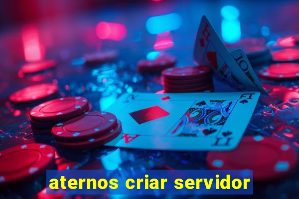 aternos criar servidor