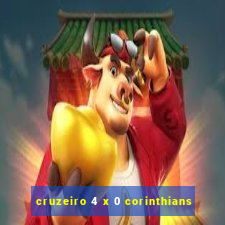 cruzeiro 4 x 0 corinthians