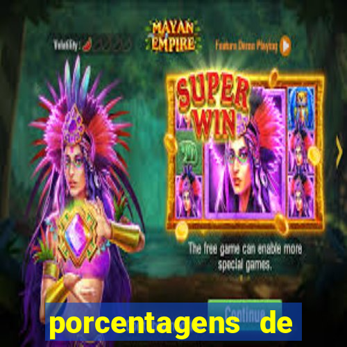 porcentagens de jogos pagantes