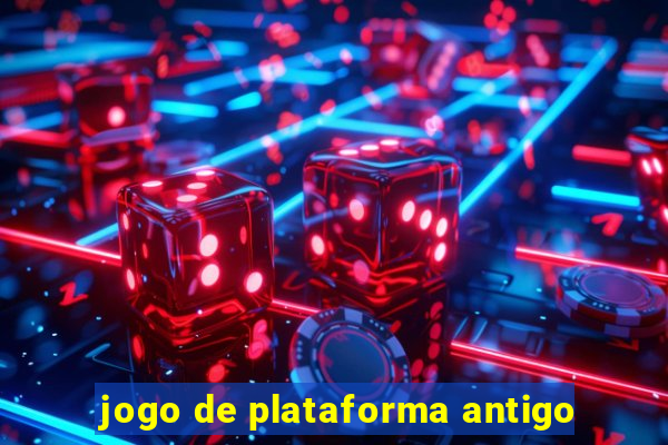 jogo de plataforma antigo