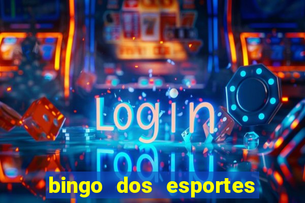 bingo dos esportes para imprimir