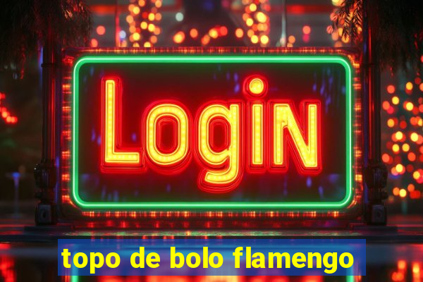 topo de bolo flamengo