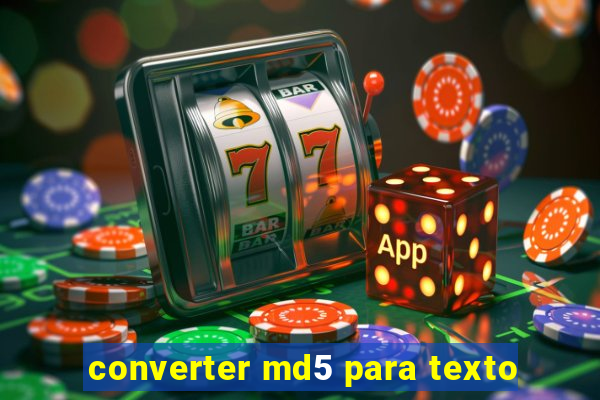 converter md5 para texto