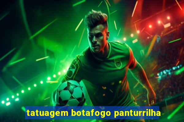 tatuagem botafogo panturrilha