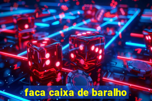 faca caixa de baralho