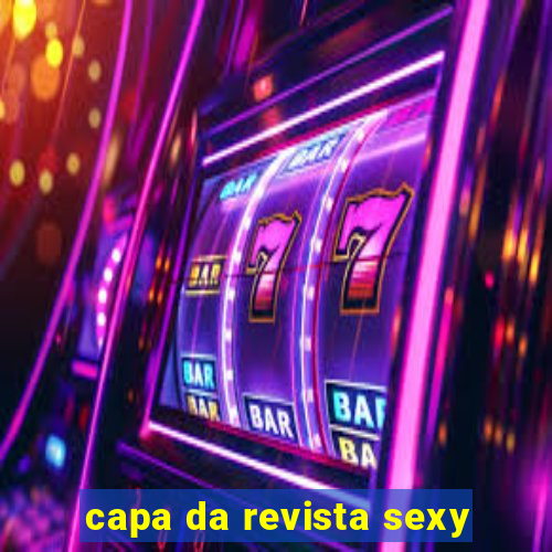 capa da revista sexy