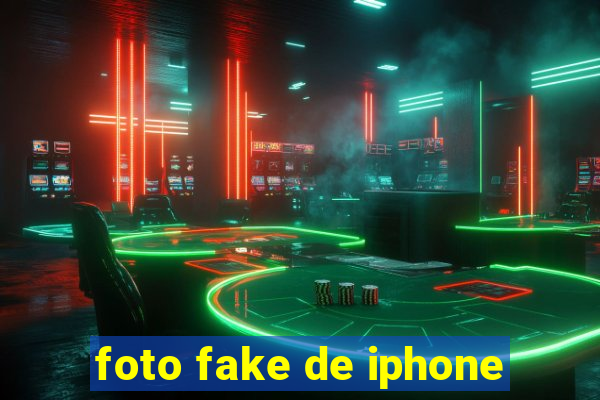 foto fake de iphone