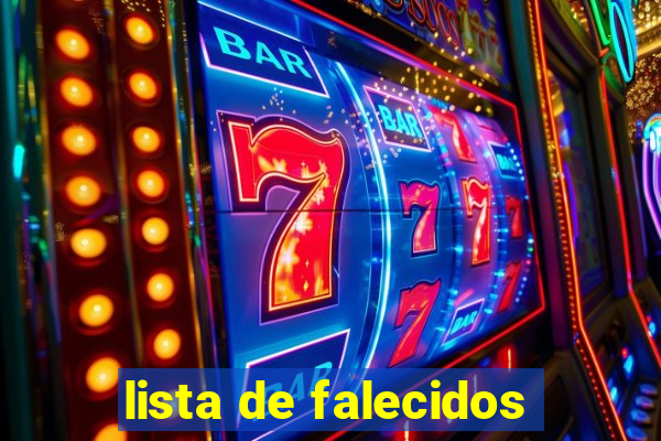 lista de falecidos