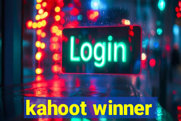 kahoot winner