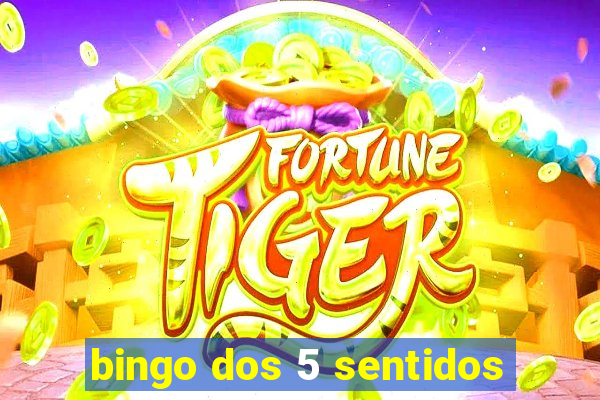 bingo dos 5 sentidos