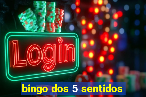 bingo dos 5 sentidos