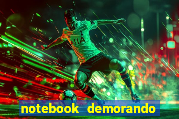 notebook demorando para ligar tela preta