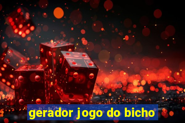 gerador jogo do bicho