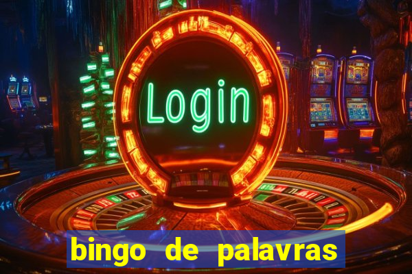 bingo de palavras de natal