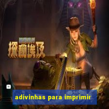 adivinhas para imprimir