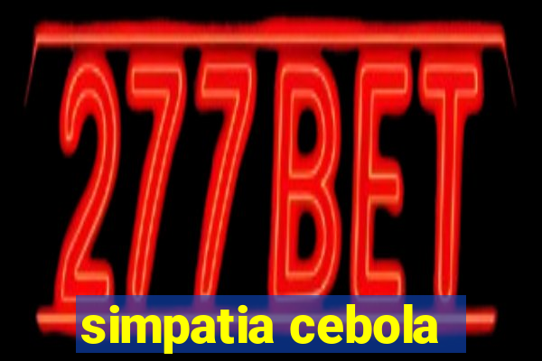 simpatia cebola