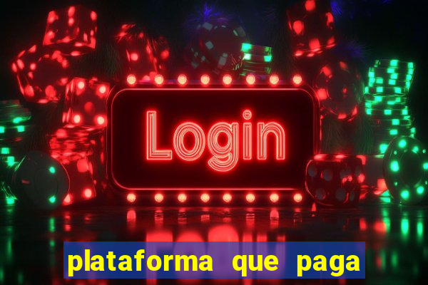 plataforma que paga no cadastro fortune tiger