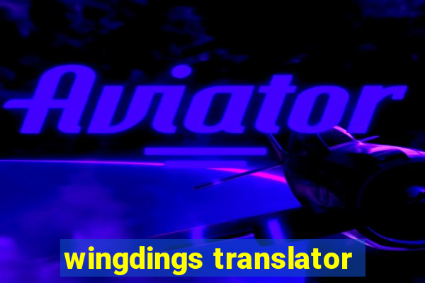 wingdings translator