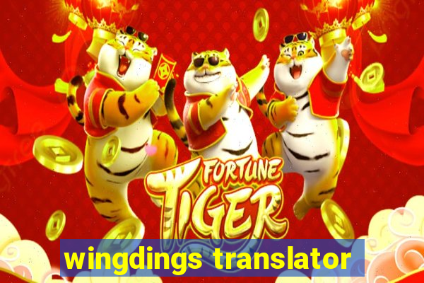 wingdings translator